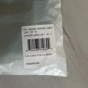 AWAY The Insider Packing Cubes NWT